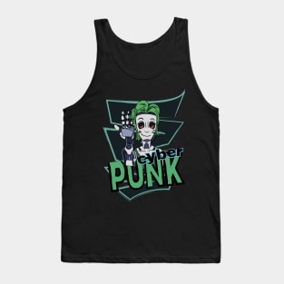 Cyberpunk Girl Tank Top